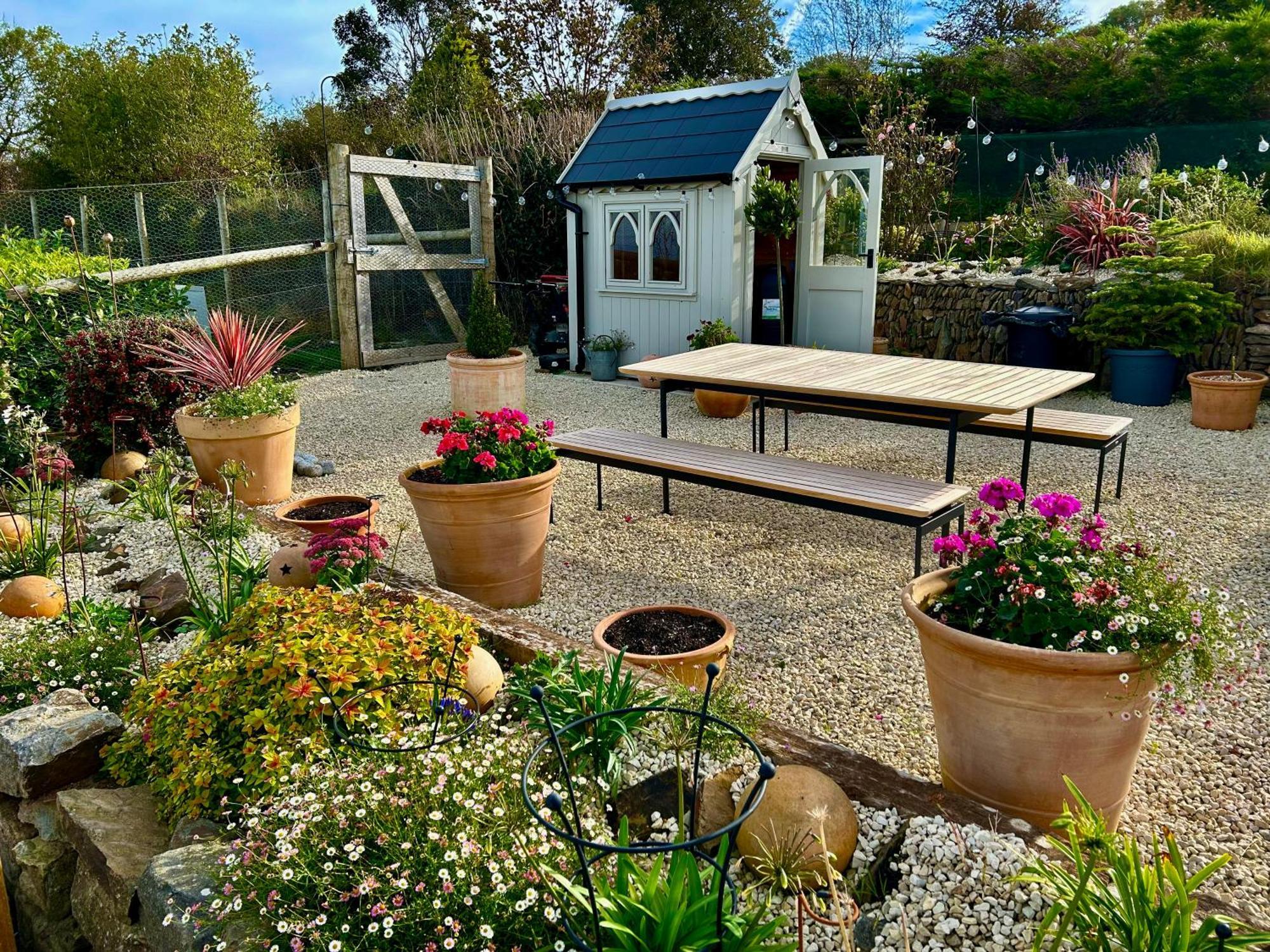 West Lyn Farm B&B And Shepherd Hut Lynton Exteriér fotografie