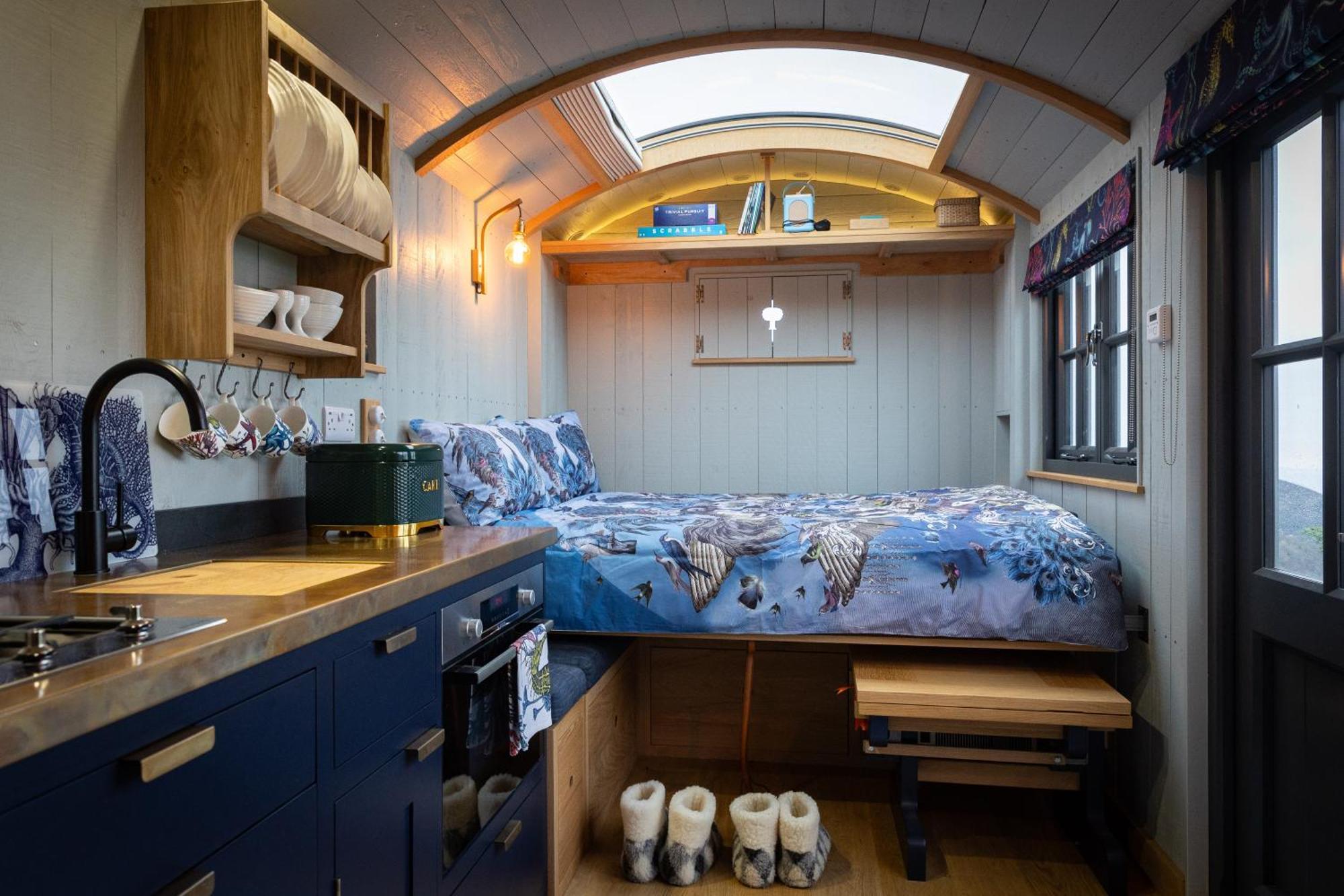 West Lyn Farm B&B And Shepherd Hut Lynton Exteriér fotografie